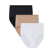 Vanity Fair Radiant Collection Women's Comfort Stretch Brief Underwear, 3 Pack